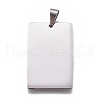 Non-Tarnish 304 Stainless Steel Pendants STAS-F223-48P-1
