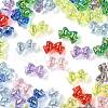 UV Plating Transparent Acrylic Beads MACR-F083-06-1