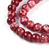 Baking Painted Glass Beads Strands DGLA-N003-6mm-A02-3
