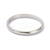 Non-Tarnish 2mm Polished Plain Dome Finger Ring for Girl Women RJEW-C012-05G-P-1