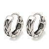 316 Surgical Stainless Steel Hoop Earrings EJEW-D096-09C-AS-1