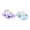 Baking paint Alloy Enamel Beads PALLOY-T090-64-2
