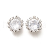 Brass Micro Pave Cubic Zirconia Pendants KK-M312-31P-1