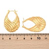 304 Stainless Steel Stripe Hoop Earrings EJEW-S265-11G-5