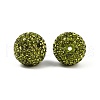 Grade A Rhinestone Pave Disco Ball Beads RB-Q105-3-3