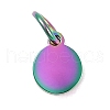 Ion Plating(IP) 304 Stainless Steel Pendants STAS-I311-33A-RC-1