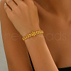 Brass Link Bracelets EC0556-3