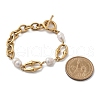 Stainless Steel Cable Chains Link Bracelets BJEW-F485-02G-5