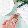 SOFPLATE 200Pcs Glass Bead Caps for Wind Chimes Making GLAA-SP0001-03B-3