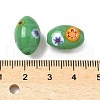 Handmade Millefiori Glass Beads LAMP-U004-02B-4