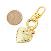 2Pcs 2 Colors 316 Stainless Steel Heart Locket Pendant Decorations HJEW-JM02391-4