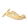 304 Stainless Steel Pendants STAS-S149-04G-2