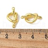 Brass Knot Connector Charms KK-S518-05G-3