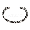 Viking 304 Stainless Steel Open Cuff Bangles for Men BJEW-U001-07E-G-3