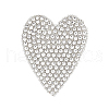 Heart Shape Glass Rhinestone Car Stickers RB-FH0001-002-2