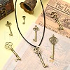 25Pcs 5 Styles Tibetan Style Alloy Pendants TIBEP-YW0001-90-5