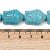 Synthetic Howlite Bead Strands G-P228-14A-15x20mm-01-3