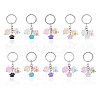 Alloy Enamel & Acrylic Keychain KEYC-TAC00033-1