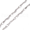 304 Stainless Steel Slider Necklace Makings AJEW-JB01261-01-3