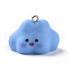 Opaque Resin Pendants RESI-D063-03-2