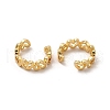 Rack Plating Brass Cuff Earrings EJEW-P221-02G-2