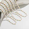 French Vintage Natural White Jade Bamboo & Stainless Steel Round Beaded Necklaces for Women KF2019-3