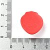 Strawberry Bear Theme Opaque Resin Cabochons CRES-D301-01F-3
