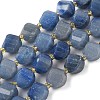 Natural Blue Aventurine Beads Strands G-U023-A04-01-2