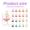20Pcs 10 Colors Alloy Big Pendants FIND-TA0002-13-3