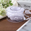 Polyester Flower Lace Ribbon OCOR-WH0097-21-4