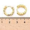 Heart Brass Micro Pave Clear Cubic Zirconia Hoop Earrings EJEW-Z102-25G-5