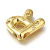 Brass with Cubic Zirconia Pendant KK-Q818-03R-G-2