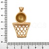 304 Stainless Steel Rhinestone Pendants STAS-G346-54G-3
