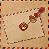 Brass Sealing Wax Stamp Head AJEW-WH0208-906-3