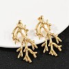 304 Stainless Steel Stud Earrings EJEW-U071-01A-G-1