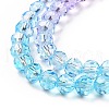 Transparent Glass Beads Strands GLAA-L045-02A-03-4