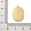 Real 14K Gold Plated 304 Stainless Steel Pendants STAS-R005-10G-03-3