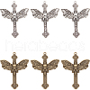 SUNNYCLUE 40Pcs 2 Colors Tibetan Style Alloy Big Pendants TIBE-SC0009-39-1