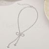 Bowknot Alloy Full Crystal Rhinestone Anklets for Women FS-WG15A02-01-3