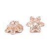 6-Petal Tibetan Style Alloy Bead Caps PALLOY-P244-29RG-4
