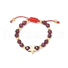 Natural Garnet Rings RJEW-JR00897-01-2
