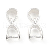 925 Sterling Silver Ice Pick Pinch Bails STER-Z001-012S-1