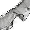 Polyester Organza Ruffled Pleated Lace Fabric Trim OCOR-WH0070-15D-1