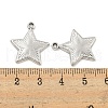 Non-Tarnish 304 Stainless Steel Pendants STAS-P365-09P-3