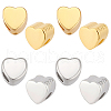   8Pcs 2 Colors 925 Sterling Silver Beads STER-PH0001-65-1