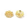 Rack Plating Brass Beads Caps KK-B088-02A-G-2