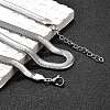 Non-Tarnish 304 Stainless Steel Herringbone Chains Necklaces NJEW-G340-03P-2