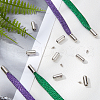 Zinc Alloy End Caps FIND-PH0001-48P-WH-2