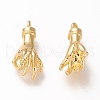 Brass ASL Pendants ZIRC-L098-031G-2