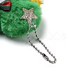 Christmas Theme Cloth Plush Doll Pendant Decorations HJEW-D030-01G-3